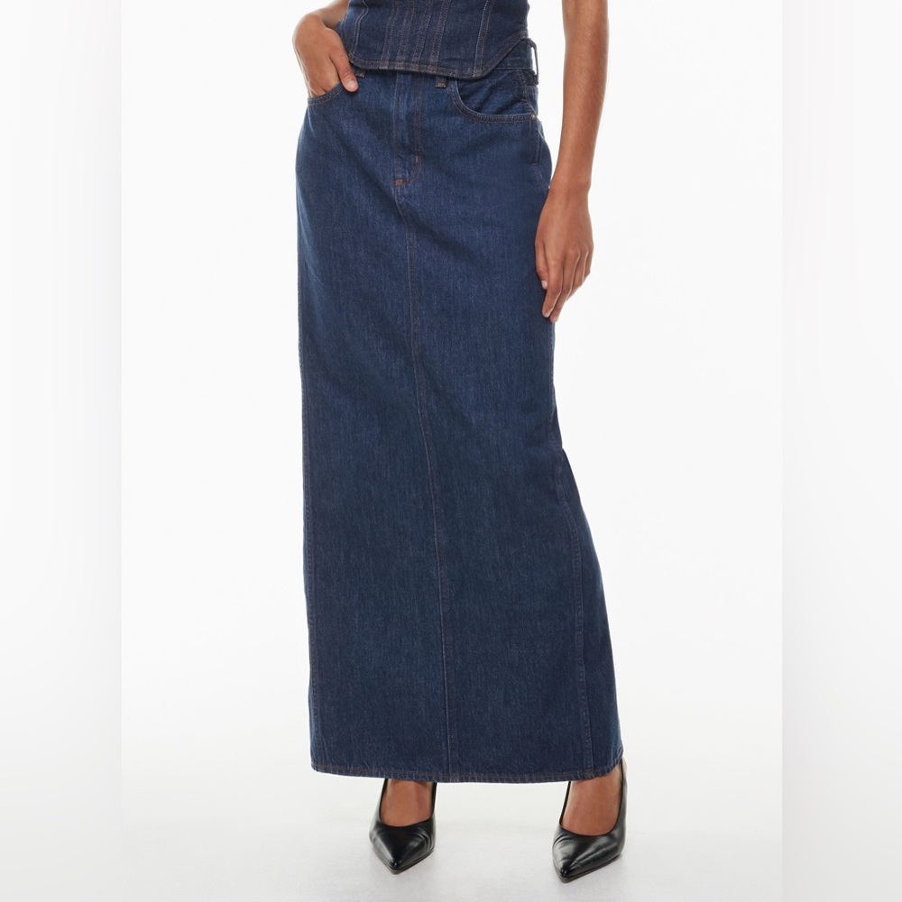 Aritzia Denim Forum ‘90s Pencil Maxi Jean Skirt